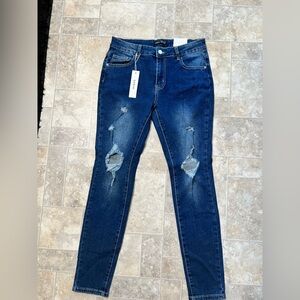Women’s SHEIN jeans 30 or 10 distressed new NWT